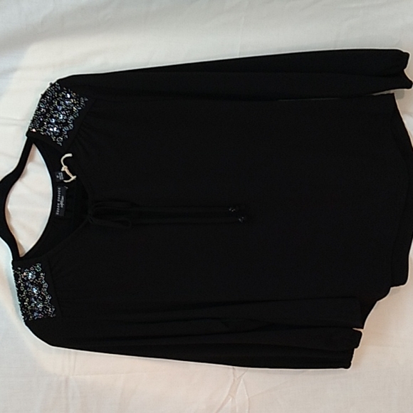 Susan Graver Artisan blouse - Picture 1 of 8